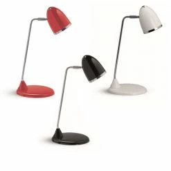 Jakob Maul LED Schreibtischlampe, Retro-Stil, Höhe 29cm, inkl. LED 3W, 3 Farben