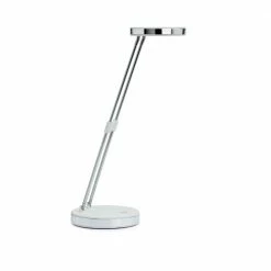 Jakob Maul LED Schreibtischlampe, rund, ausziehbar, LED tageslicht, Farbe wählbar