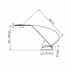 Jakob Maul LED Schreibtischleuchte, gebogen, LED getrennt dimmbar, inkl. 10W LED -Tischleuchten Verkäufe led schreibtischleuchtegebogenled getrennt dimmbarinkl10w 604432 jakobmaul 8207095