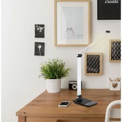 GLOBO LED Tischleuchte Lampe mit Sensor CCT-LichtfarbsteuerungWireless charging USB Anschluss Gesten-Dimmer Tischlampe silberfarben und schwarz 12 GLOBO LED Tischleuchte Lampe mit Sensor CCT-LichtfarbsteuerungWireless charging USB Anschluss Gesten-Dimmer Tischlampe silberfarben und schwarz -Tischleuchten Verkäufe led tischleuchte lampe mit 58425Sam1280x1280 globo 58425s