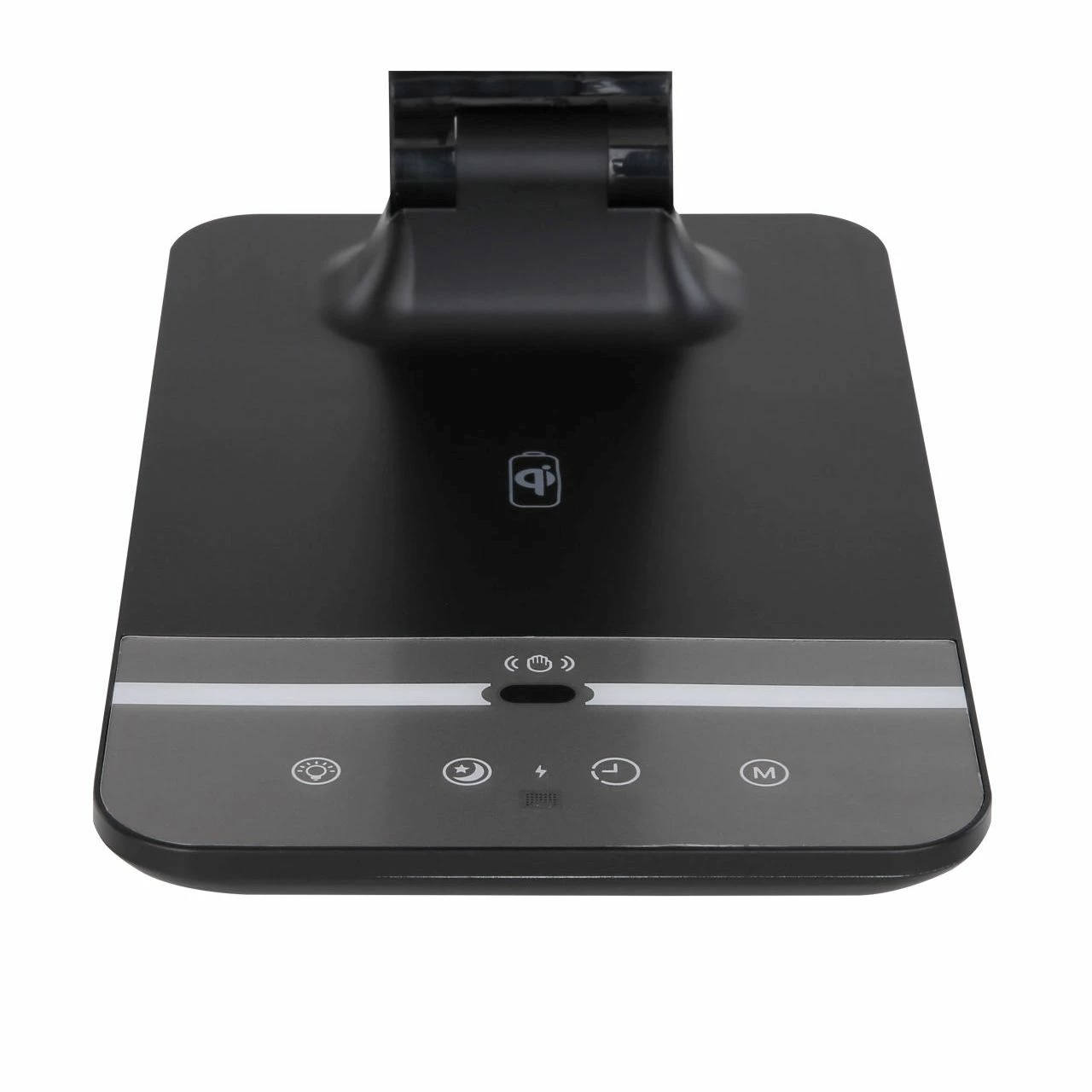 GLOBO LED Tischleuchte Lampe mit Sensor CCT-LichtfarbsteuerungWireless charging USB Anschluss Gesten-Dimmer Tischlampe silberfarben und schwarz 7 GLOBO LED Tischleuchte Lampe mit Sensor CCT-LichtfarbsteuerungWireless charging USB Anschluss Gesten-Dimmer Tischlampe silberfarben und schwarz – Bild 5