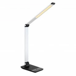 GLOBO LED Tischleuchte Lampe mit Sensor CCT-LichtfarbsteuerungWireless charging USB Anschluss Gesten-Dimmer Tischlampe silberfarben und schwarz 15 GLOBO LED Tischleuchte Lampe mit Sensor CCT-LichtfarbsteuerungWireless charging USB Anschluss Gesten-Dimmer Tischlampe silberfarben und schwarz -Tischleuchten Verkäufe led tischleuchte lampe mit 58425Sf1280x1280 globo 58425s