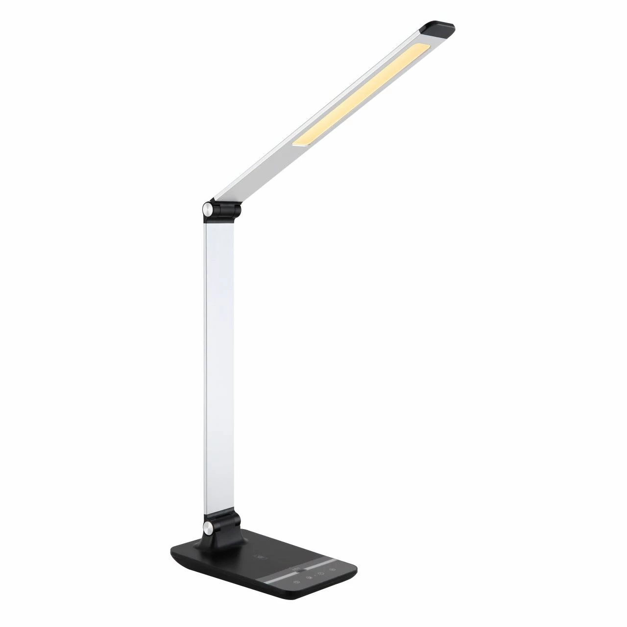 GLOBO LED Tischleuchte Lampe mit Sensor CCT-LichtfarbsteuerungWireless charging USB Anschluss Gesten-Dimmer Tischlampe silberfarben und schwarz 8 GLOBO LED Tischleuchte Lampe mit Sensor CCT-LichtfarbsteuerungWireless charging USB Anschluss Gesten-Dimmer Tischlampe silberfarben und schwarz – Bild 6