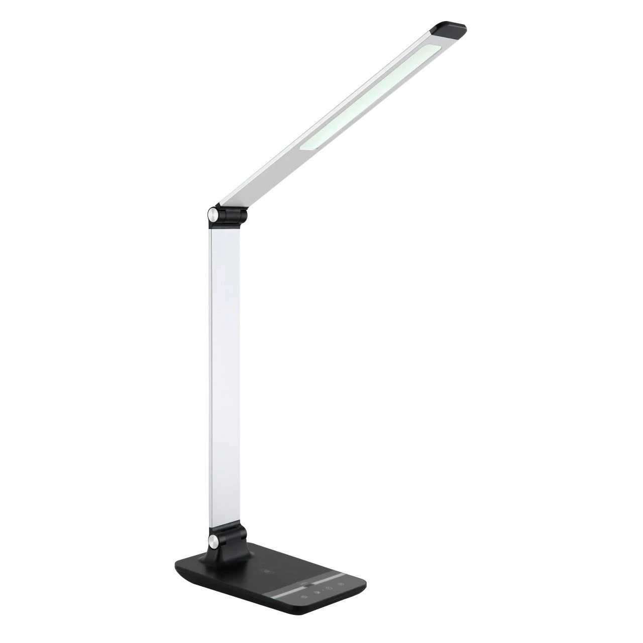 GLOBO LED Tischleuchte Lampe mit Sensor CCT-LichtfarbsteuerungWireless charging USB Anschluss Gesten-Dimmer Tischlampe silberfarben und schwarz 9 GLOBO LED Tischleuchte Lampe mit Sensor CCT-LichtfarbsteuerungWireless charging USB Anschluss Gesten-Dimmer Tischlampe silberfarben und schwarz – Bild 7