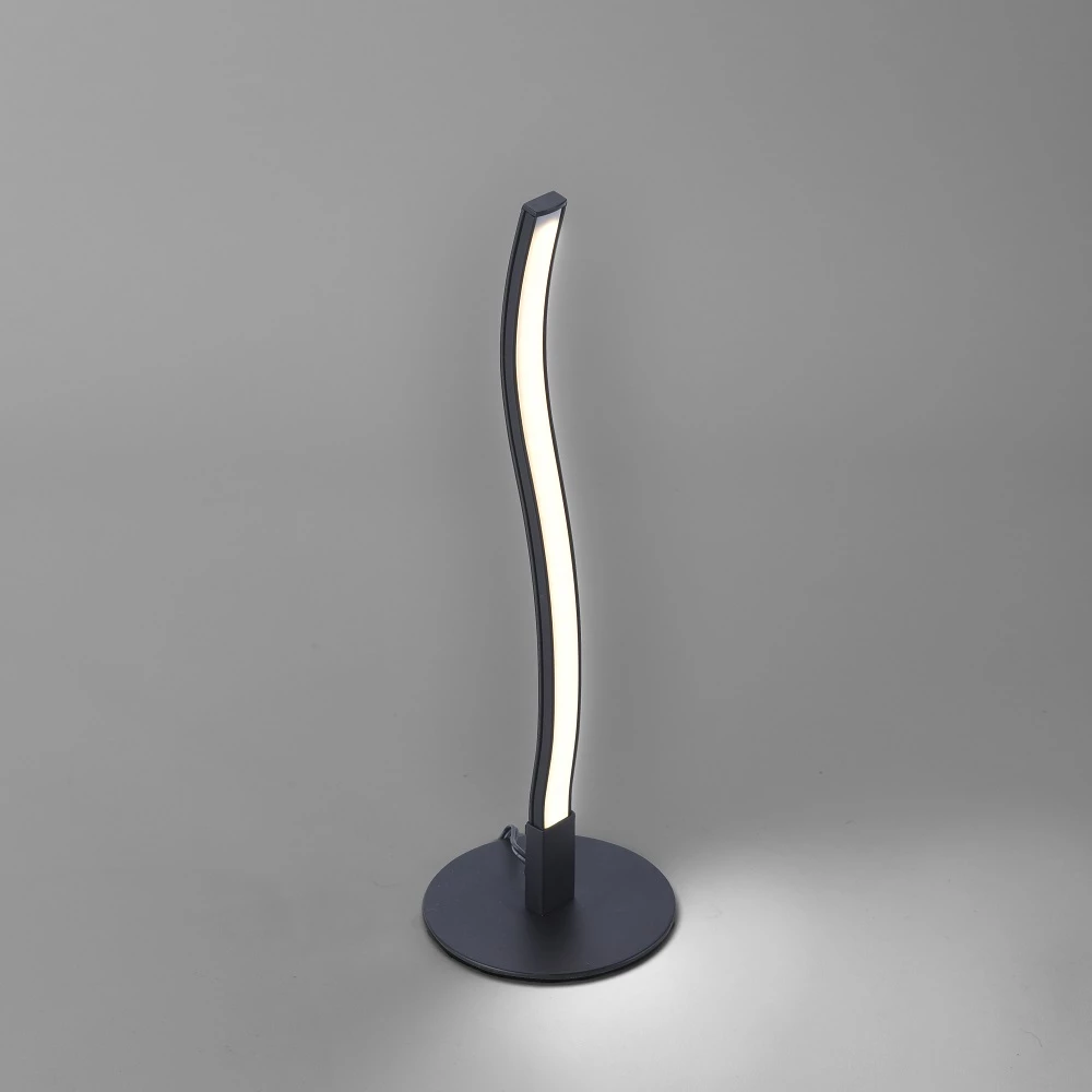 Leuchten Direkt LED Tischleuchte Wave, schwarz, Schnurschalter, warmweiß, modern, Design 3 Leuchten Direkt LED Tischleuchte Wave, schwarz, Schnurschalter, warmweiß, modern, Design