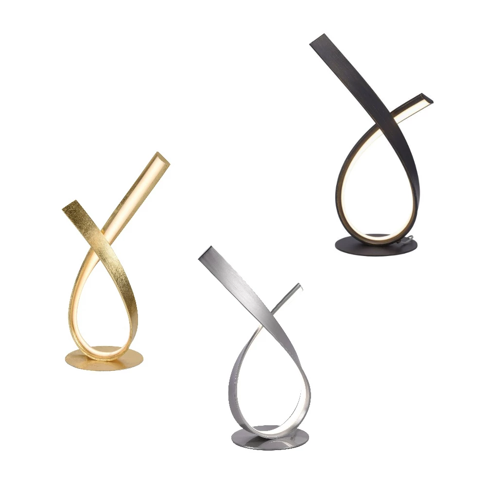 Paul Neuhaus LED Tischleuchte,Metall, goldfarbig, stahlfarbig o. schwarz-rostfarbig 3 Paul Neuhaus LED Tischleuchte,Metall, goldfarbig, stahlfarbig o. schwarz-rostfarbig