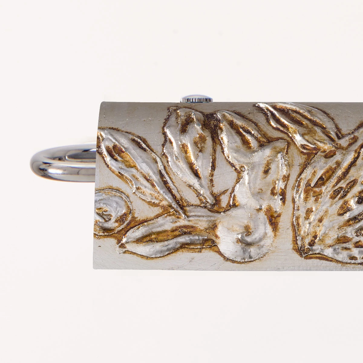 Kolarz LED-Schreibtischleuchte Bankers, Dekor Libertà Silver Antique, Chrom 5 Kolarz LED-Schreibtischleuchte Bankers, Dekor Libertà Silver Antique, Chrom – Bild 3