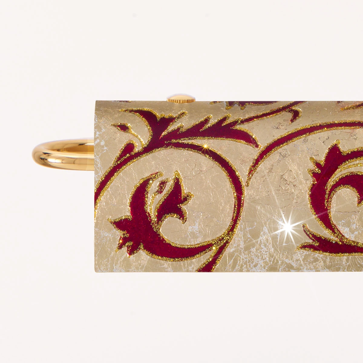 Kolarz LED-Schreibtischleuchte Bankers, Dekor Toscana Gold Red, ausrichtbar 5 Kolarz LED-Schreibtischleuchte Bankers, Dekor Toscana Gold Red, ausrichtbar – Bild 3