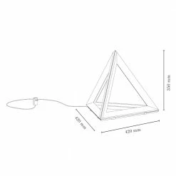 Spot-Light LED-Tischleuchte Trigonon aus Holz -Tischleuchten Verkäufe ledtischleuchte trigonon aus holz 1378482 spotlight