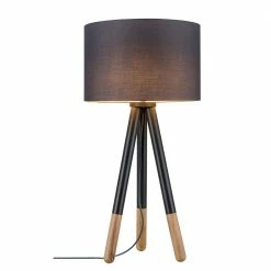 Paulmann Moderne Tischleuchte Neordic Rurik mit Holz