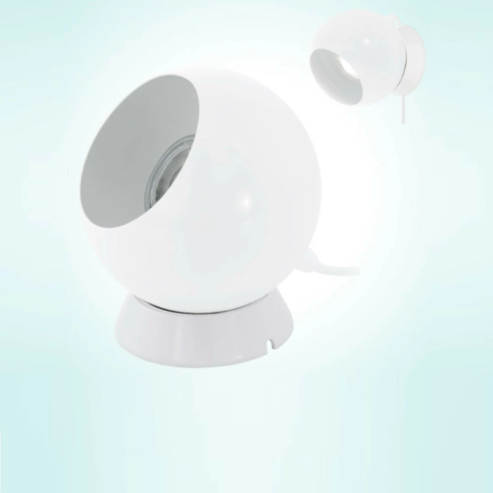 EGLO Retro-Stil LED-Leuchte weiß, 3,3Watt LED, schwenkbar 4 EGLO Retro-Stil LED-Leuchte weiß, 3,3Watt LED, schwenkbar – Bild 2