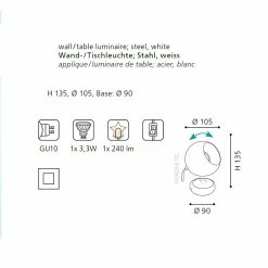 EGLO Retro-Stil LED-Leuchte weiß, 3,3Watt LED, schwenkbar 9 EGLO Retro-Stil LED-Leuchte weiß, 3,3Watt LED, schwenkbar -Tischleuchten Verkäufe retrostil ledleuchte wei 33watt 11211304 eglo 94513