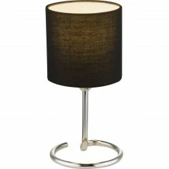 GLOBO runde E14 Tischleuchte aus Stoff Kabel: 120m Tischlampe grau mit Schalter ø 12 cm -Tischleuchten Verkäufe runde e14 tischleuchte aus 24639dga1280x1280 globo 24639dg