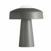 Nordlux runde E27 Tischleuchte aus Glas satiniert skandinavische Tischlampe Grau mit Schalter ø 267 cm -Tischleuchten Verkäufe runde e27 tischleuchte aus 2010925010 nordlux 2010925010