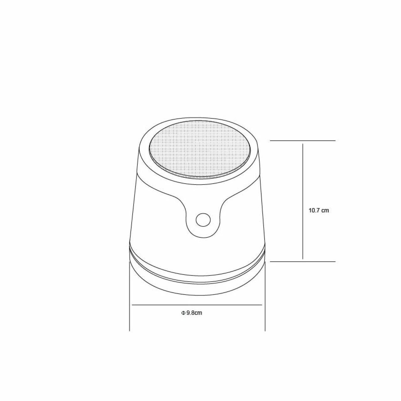 GLOBO runde LED Tischleuchte Bluetooth-Lautsprecher 5W mit AUX u. USB Kabel 1m inkl. Akku automatischem Farbwechsel 6-flammige Tischlampe schwarz und weiß Schalter ø 98 cm 4 GLOBO runde LED Tischleuchte Bluetooth-Lautsprecher 5W mit AUX u. USB Kabel 1m inkl. Akku automatischem Farbwechsel 6-flammige Tischlampe schwarz und weiß Schalter ø 98 cm – Bild 2