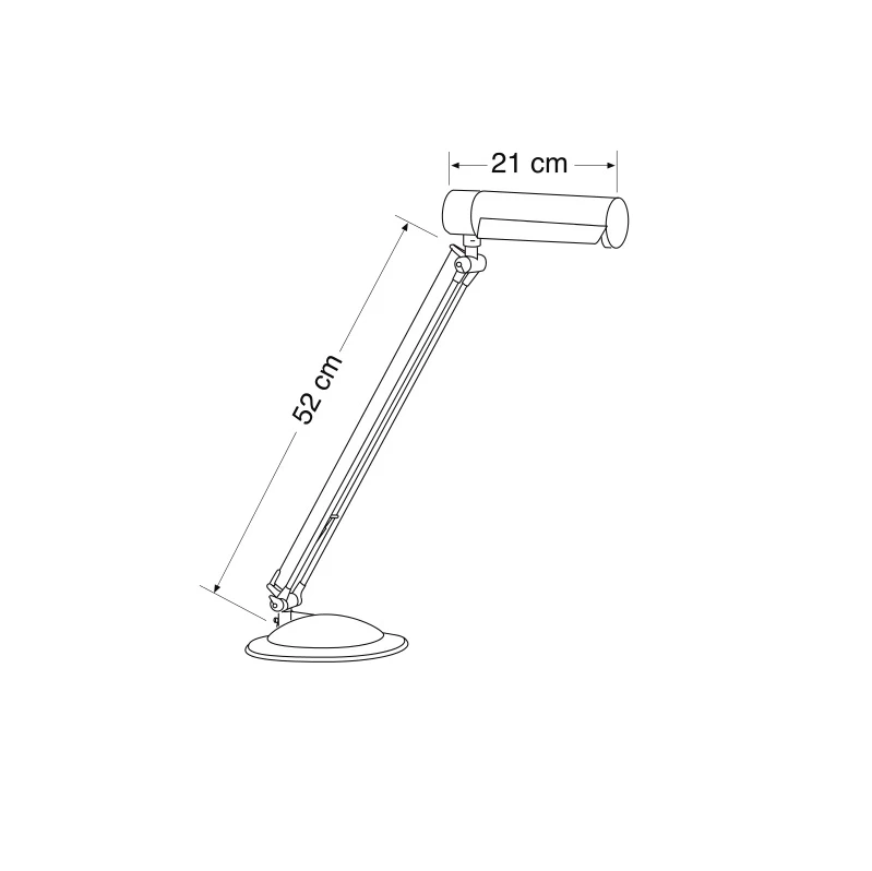 Alco Schreibtischleuchte, vielseitig verstellbar 4 Alco Schreibtischleuchte, vielseitig verstellbar – Bild 2