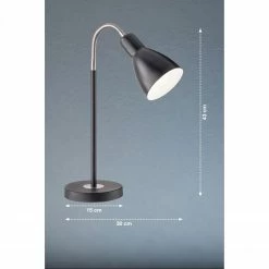 Fischer & Honsel schwenkbare E27 Tischleuchte Flexarm mit Spot und Schalter in 2 Farben -Tischleuchten Verkäufe schwenkbare e27 tischleuchte mit 50429V fischerhonsel 50429