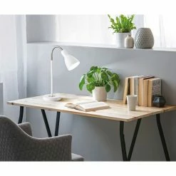 Fischer & Honsel schwenkbare E27 Tischleuchte Flexarm mit Spot und Schalter in 2 Farben -Tischleuchten Verkäufe schwenkbare e27 tischleuchte mit 50430bMilieu fischerhonsel 50430