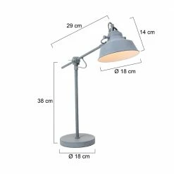 Steinhauer Schwenkbare Tischleuchte Mexlite betongrau -Tischleuchten Verkäufe schwenkbare tischleuchte mexlite betongrau 1393891 steinhauer 1321gr