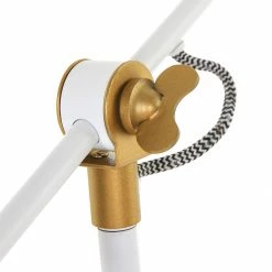 Steinhauer Schwenkbare Tischleuchte Mexlite weiß/gold -Tischleuchten Verkäufe schwenkbare tischleuchte mexlite weigold 1393862 steinhauer 1321w