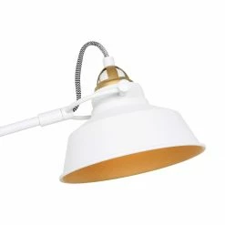 Steinhauer Schwenkbare Tischleuchte Mexlite weiß/gold -Tischleuchten Verkäufe schwenkbare tischleuchte mexlite weigold 1393867 steinhauer 1321w