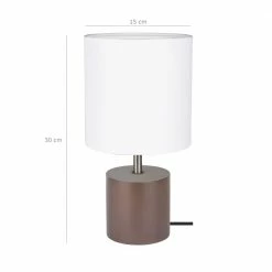 Spot-Light Holz-Tischleuchte mit weißem Stoffschirm, 1-flammig, E27, 3 Varianten -Tischleuchten Verkäufe tischleuchte aus buchenholz mit 71819764 spotlight 7181976