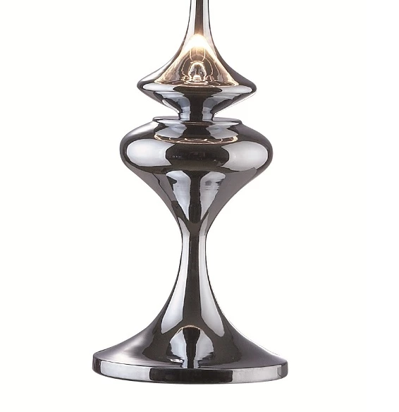 Ideal Lux Tischleuchte in chrom mit transparentem Schirm, in 2 Größen wählbar 5 Ideal Lux Tischleuchte in chrom mit transparentem Schirm, in 2 Größen wählbar – Bild 3