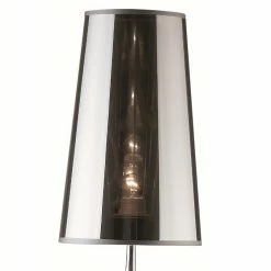 Ideal Lux Tischleuchte in chrom mit transparentem Schirm, in 2 Größen wählbar 9 Ideal Lux Tischleuchte in chrom mit transparentem Schirm, in 2 Größen wählbar -Tischleuchten Verkäufe tischleuchte chrom mit transparentem 582642 ideallux