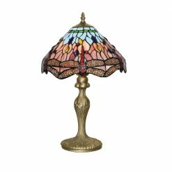 Searchlight Tischleuchte Dragonfly im Tiffanystil
