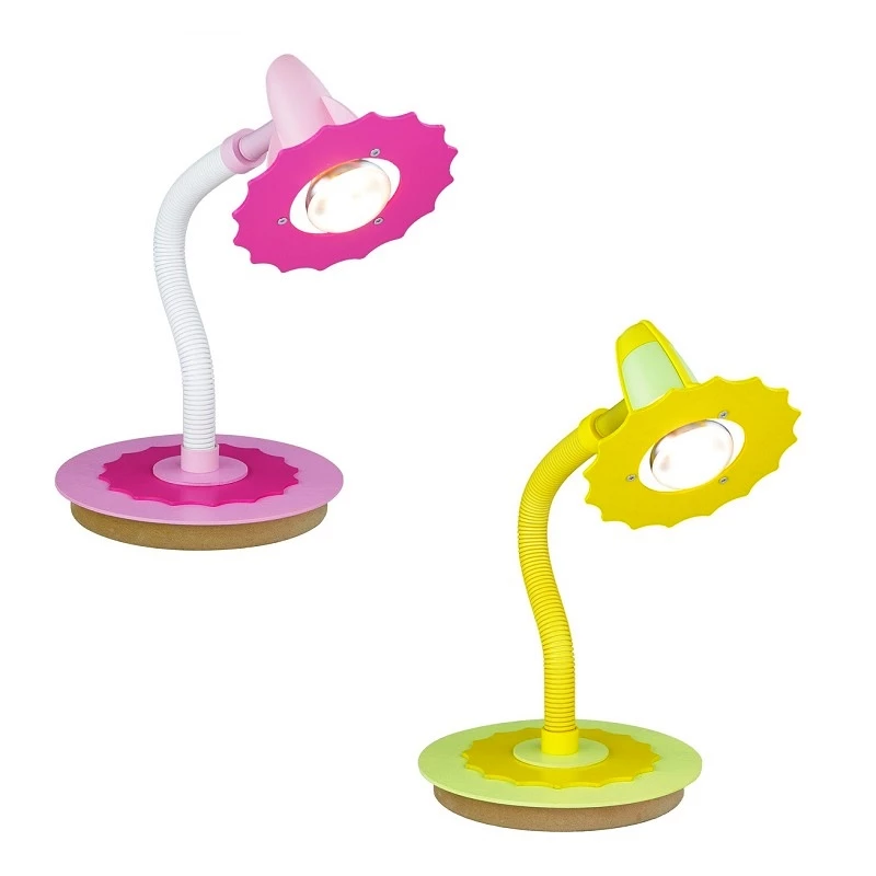 Elobra Tischleuchte fürs Kinderzimmer mit zarter Sternen-Blüte, 2 Farben 3 Elobra Tischleuchte fürs Kinderzimmer mit zarter Sternen-Blüte, 2 Farben