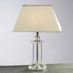 Joska Tischleuchte Höhe 49cm verchromt