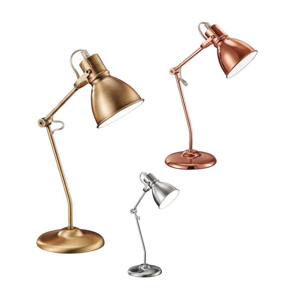 Trio Tischleuchte Jasper im Industrielook, verstellbar, 3 Farben 3 Trio Tischleuchte Jasper im Industrielook, verstellbar, 3 Farben
