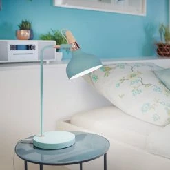 Paulmann Tischleuchte Juna Softgrün/Kupfer