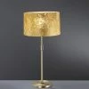 Hufnagel Tischleuchte Loop Messing, Schirm Blattgold, Höhe 55 - 75 cm -Tischleuchten Verkäufe tischleuchte loop messingschirm blattgoldh 937171 hufnagel 31011125