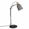 By Rydens Tischleuchte mit Schnurschalter, grauer Metallschirm, schwarzer Fuß, Schreibtischlampe, E27 -Tischleuchten Verkäufe tischleuchte mit schnurschaltergrauer metallschirmschwarzer 4002130 4500 byrydens 40021304500