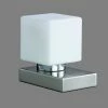 Trio Tischleuchte mit Touchdimmer in Nickel-matt und eckigem Opalglas -Tischleuchten Verkäufe tischleuchte mit touchdimmer nickelmatt 61775 trio 590101107
