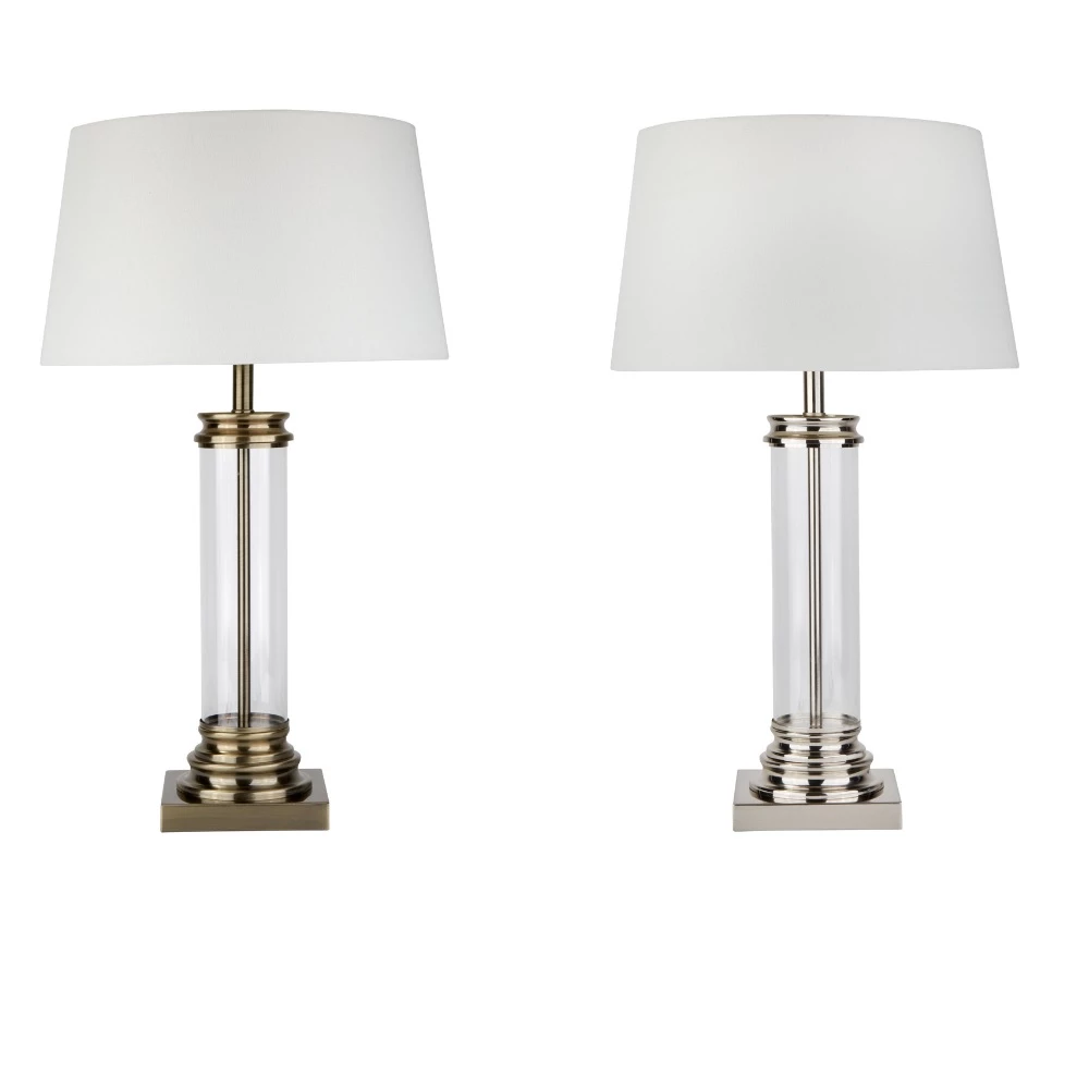 Searchlight Tischleuchte Pedestal mit Touchdimmer - 2 Oberflächen 3 Searchlight Tischleuchte Pedestal mit Touchdimmer - 2 Oberflächen