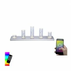 Paul Neuhaus Tischleuchte Q®-SKYLINE, Smart Home, Farbwechsel, ZigBee kompatibel, Dimmbar