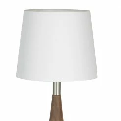 HerzBlut Tischleuchte, Cotton Schirm, Massivholz, Nussbaum, H= 61 o. 74cm -Tischleuchten Verkäufe tischleuchtecotton schirmmassivholznussbaum74cm 1238654 herzblut