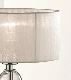 Ideal Lux Tischleuchte, Glasfuß, Plisseeschirm, elegant, LED geeignet, 2 Größen 9 Ideal Lux Tischleuchte, Glasfuß, Plisseeschirm, elegant, LED geeignet, 2 Größen -Tischleuchten Verkäufe tischleuchteglasfu plisseeschirmelegantled geeignetgren 582523 ideallux