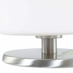 Steinhauer Tischleuchte, stahlfarbig, Glas weiß, Nachttischlampe H 23,5 cm, Touchdimmer, modern 9 Steinhauer Tischleuchte, stahlfarbig, Glas weiß, Nachttischlampe H 23,5 cm, Touchdimmer, modern -Tischleuchten Verkäufe tischleuchtestahlfarbigglas wei nachttischlampe23cmtouchdimmermodern 7504ST 4 steinhauer 7504st