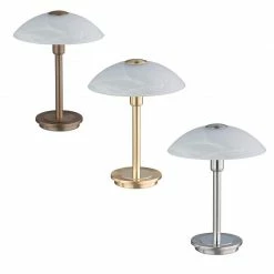 Paul Neuhaus Tischleuchte,Touchdimmer, Nickel-matt o.Messing-matt o. Altmessing