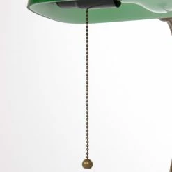 Steinhauer Vintage Tischleuchte mit schwenkbarem, grünen Schirm, Bankers Lamp, Fuß bronze, Schnurschalter, E27, klassisch -Tischleuchten Verkäufe vintage tischleuchte mit schwenkbaremgrnen 7733BR 3 steinhauer 7733br